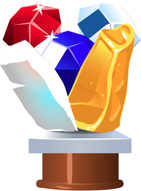 Collection gems trophy