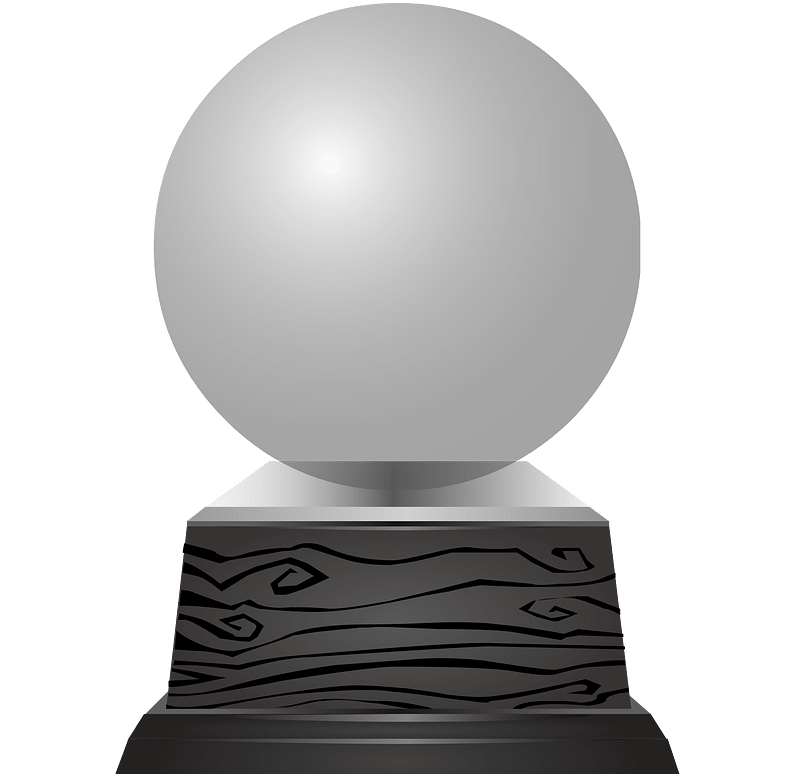 Grey sphere trophy