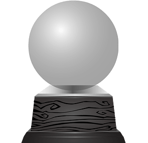 Grey sphere trophy
