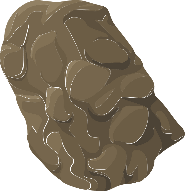 Brown dirt pile