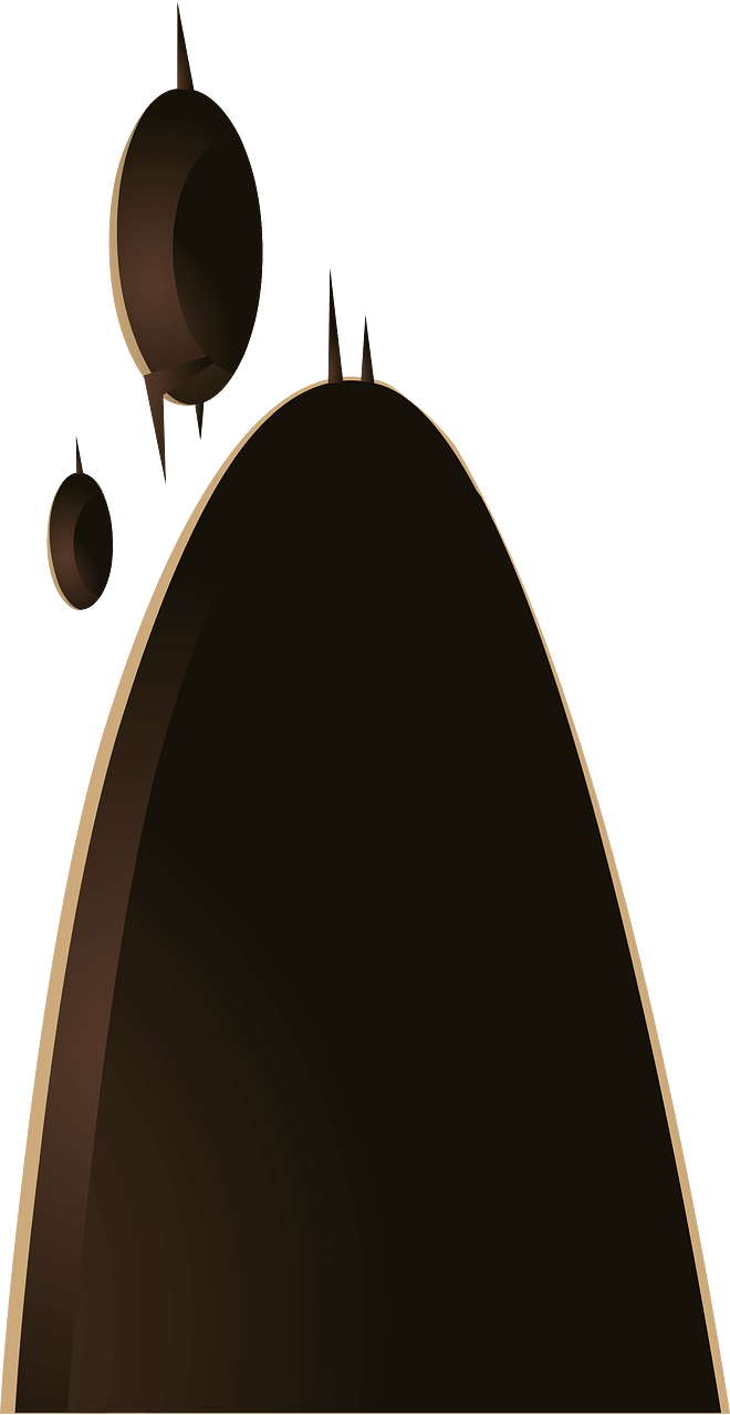 Brown dirt pile