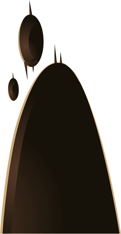 Brown dirt pile