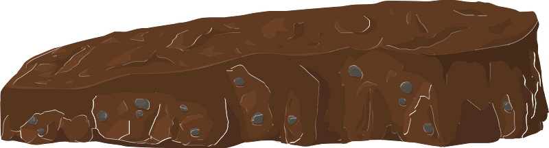 Brown dirt pile