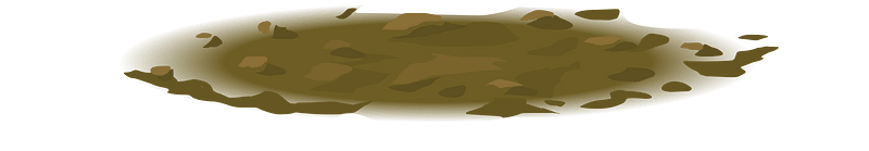 Green dirt patch