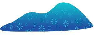 Blue fantasy hill