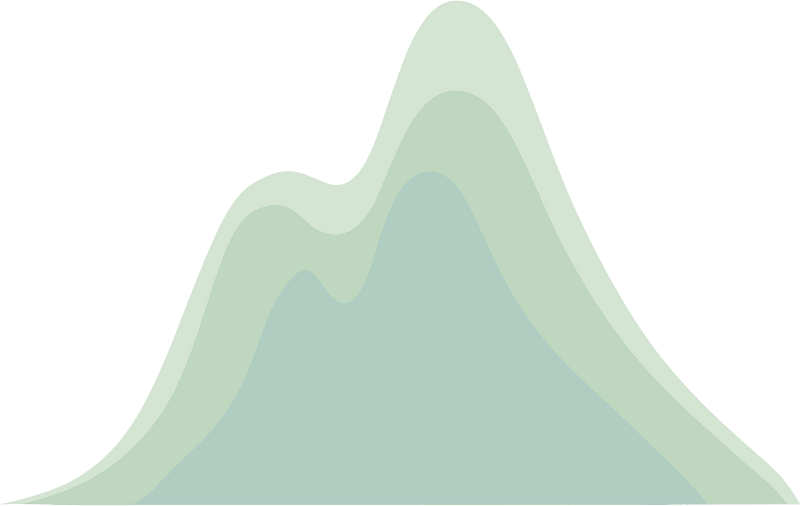 Light green fantasy hill
