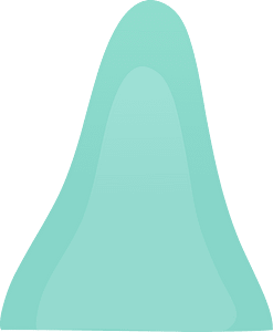Light green fantasy hill