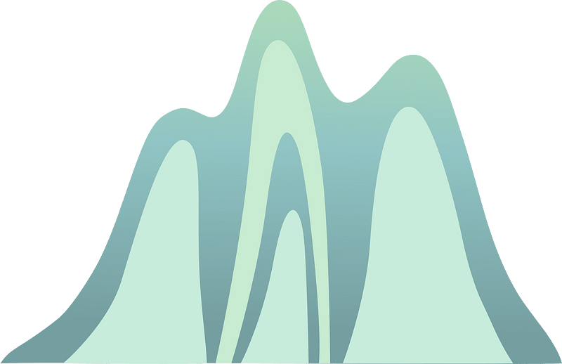 Light green fantasy hill