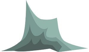 Green cliff