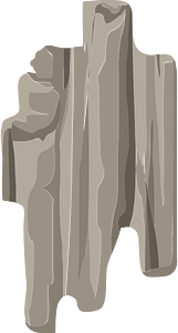 Light brown cliff front