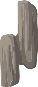 Light brown cliff front
