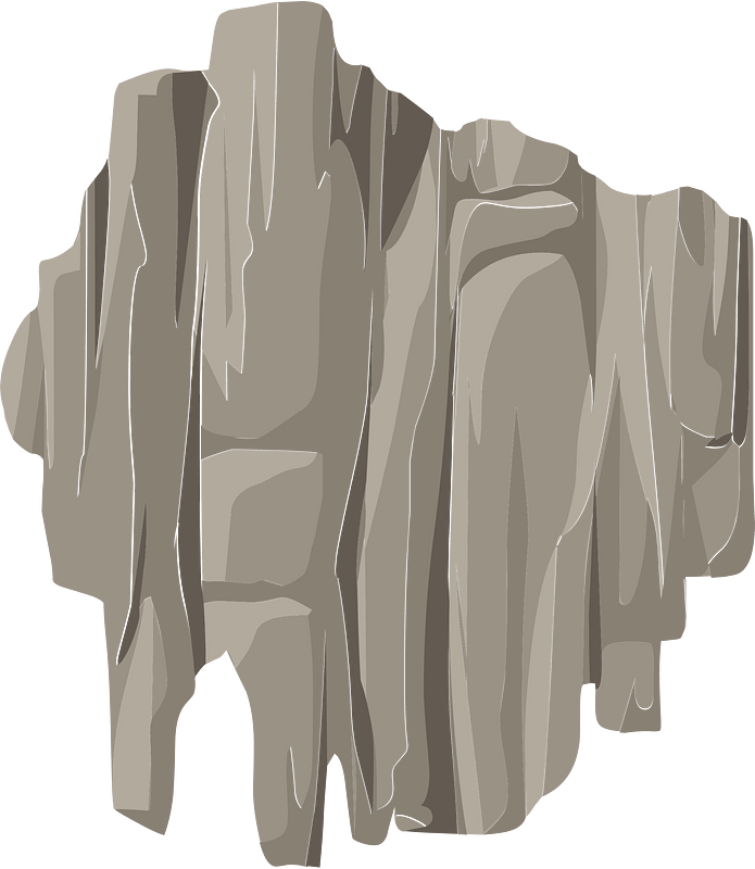 Light brown cliff front