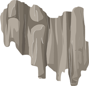 Light brown cliff front
