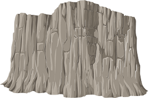 Light brown cliff front