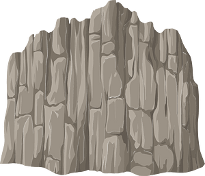 Light brown cliff front