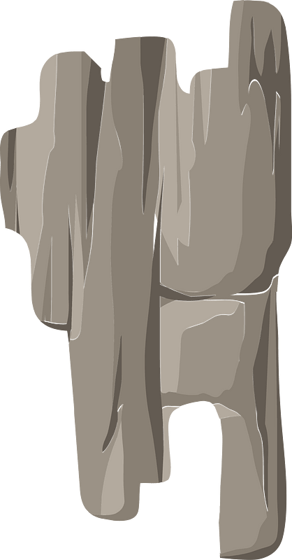 Light brown cliff front