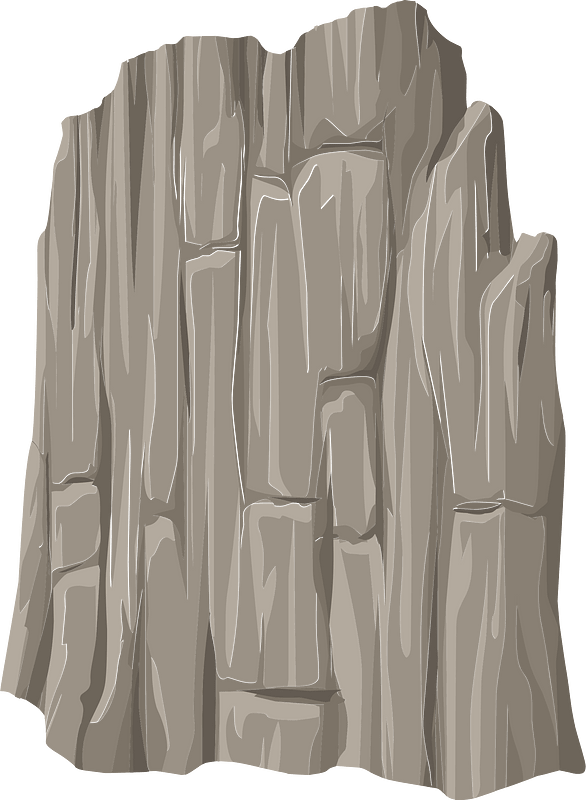 Light brown cliff front