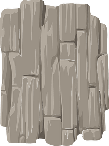 Light brown cliff front