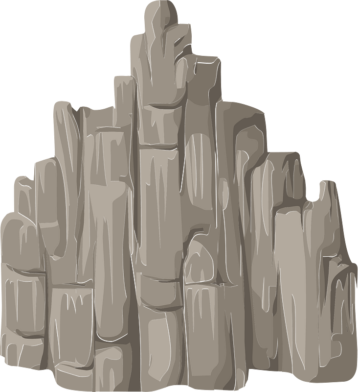 Light brown cliff front