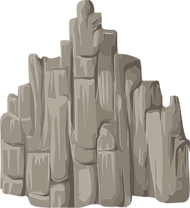 Light brown cliff front