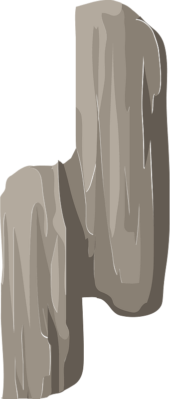 Light brown cliff front