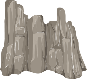 Light brown cliff front roof