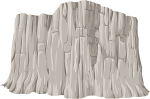 Light brown cliff side