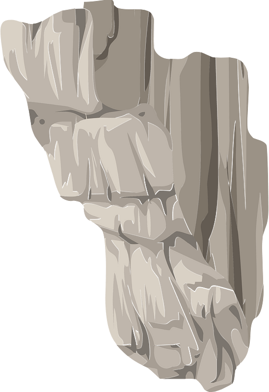 Light brown cliff side