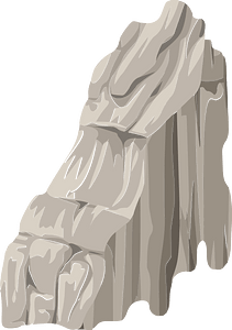 Light brown cliff side