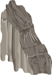 Light brown cliff side
