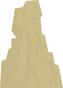 Light brown craggy mountain background