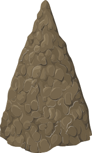 Sharp mountain top
