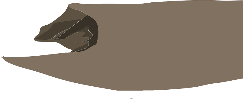 Brown platform right