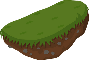 Floating platform grass