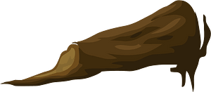 Green wooden platform