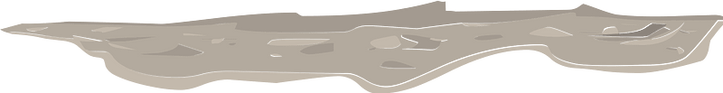Grey rocky platform