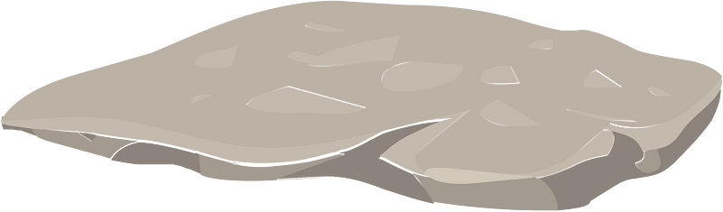 Grey rocky platform