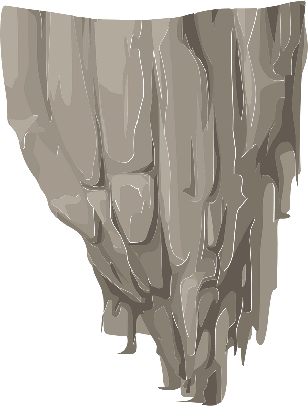 Grey rocky platform