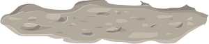 Grey rocky platform