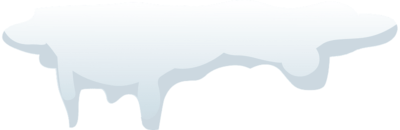 White snow cap