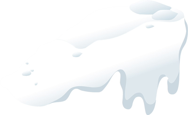 White snow cap