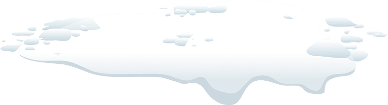 White snow drift