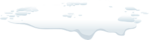 White snow drift