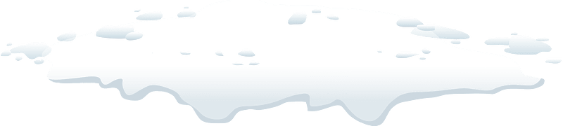 White snow drift