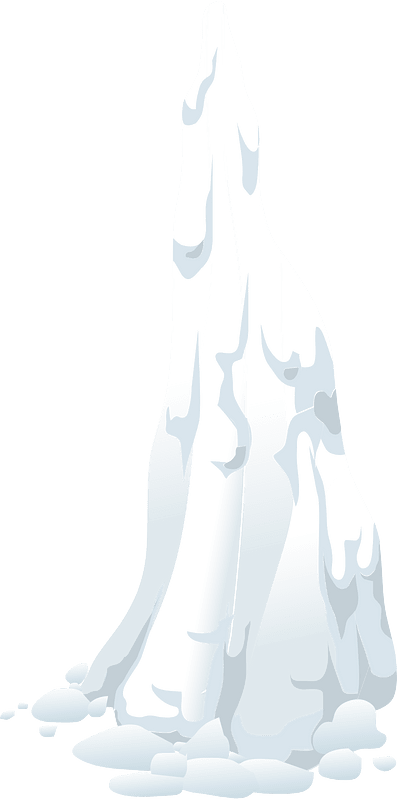 White snow skirt