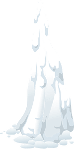 White snow skirt
