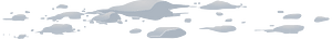 White snow splotch