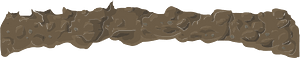 Brown ground crosssection heights underside