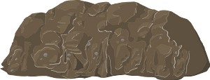 Brown ground heights mound