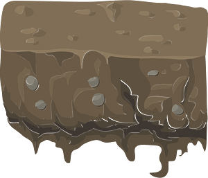 Brown ground heights platform